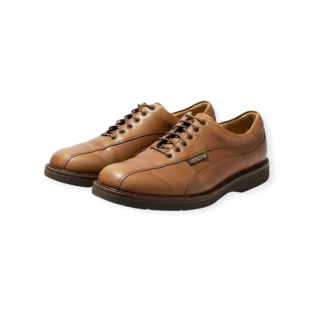 Mephisto ψ Abel Air Walk Goodyear Oxford Lace Up Shoes ψ Chestnut Leather ψ 9.5 - Picture 15 of 16